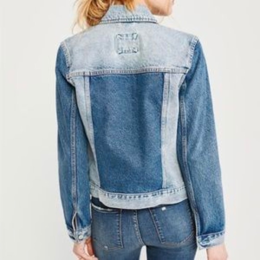 SOLD: A&F Reworked Denim Jacket - Picture 5 of 9